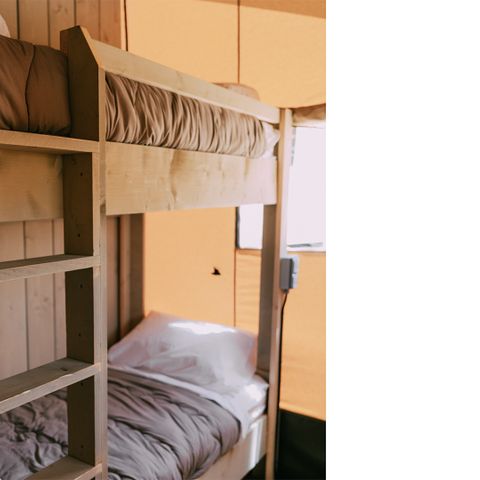 Tente en toile et en bois 5 personnes - Glamping Safari