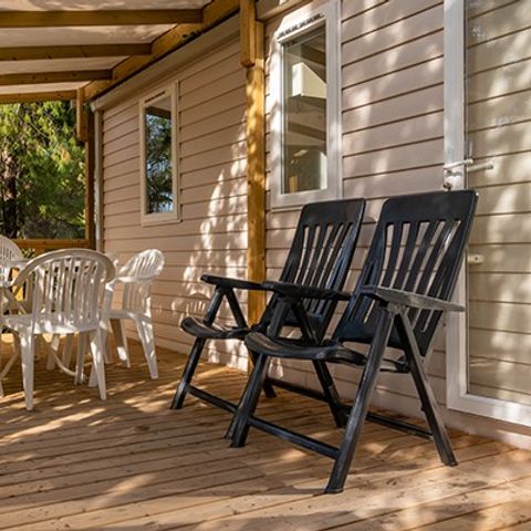 MOBILHOME 6 personnes - Comfort | 3 Ch. | 4/6 Pers. | Terrasse Couverte | Clim.