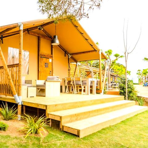 TENTE TOILE ET BOIS 4 personnes - Glamping Mar 4 pers