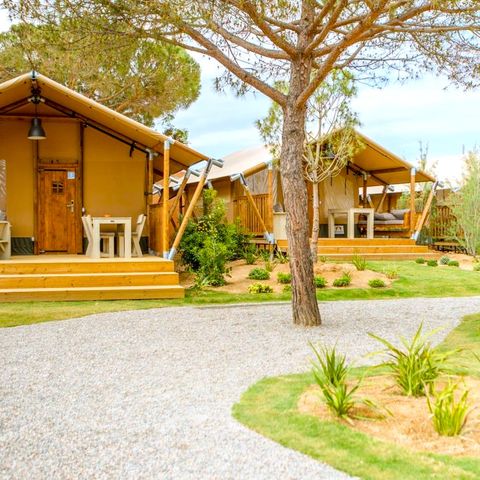 TENTE TOILE ET BOIS 4 personnes - Glamping Mar 4 pers