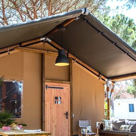 TENTE TOILE ET BOIS 2 personnes - Glamping Mar 2 pers