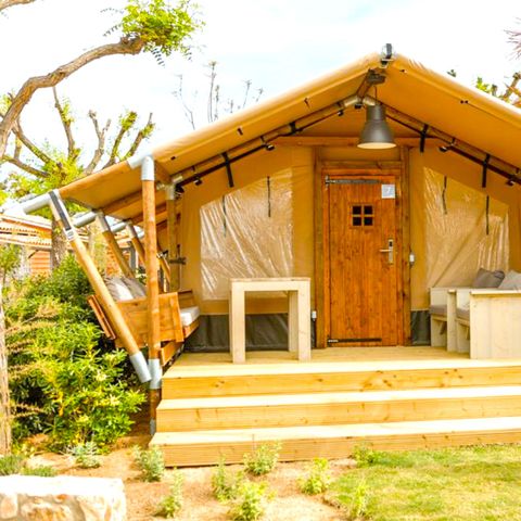 TENTE TOILE ET BOIS 2 personnes - Glamping Mar 2 pers