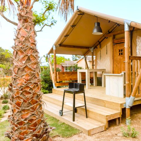 TENTE TOILE ET BOIS 2 personnes - Glamping Mar 2 pers