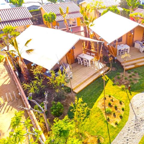 TENTE TOILE ET BOIS 2 personnes - Glamping Mar 2 pers