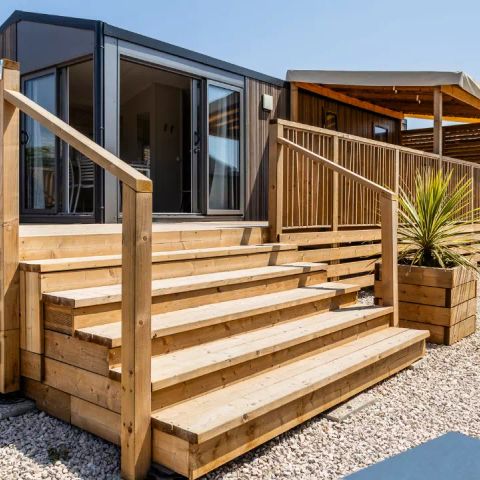 MOBILHOME 6 personnes - Mobil Home Premium Large 4 Pièces 6 Personnes Climatisé + TV