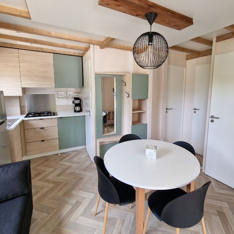 Chalet 4 personnes - Chalet Mimosa 2 chambres avec climatisation