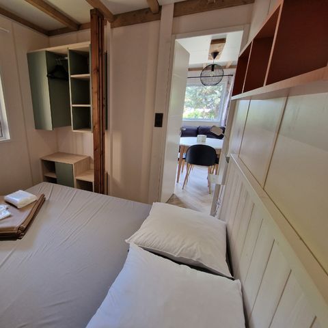 Chalet 4 personnes - Chalet Mimosa 2 chambres avec climatisation
