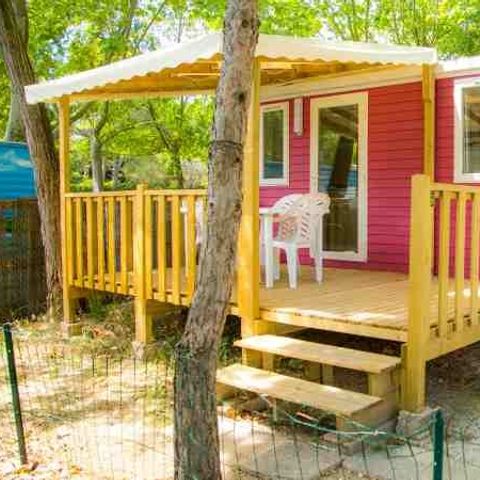 Mobilhome 2 personnes - Azur 1 chambre (20m²) avec climatisation