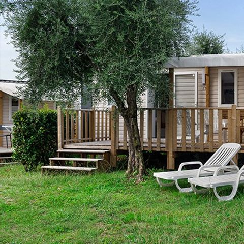 MOBILHOME 4 personnes - Comfort | 2 Ch. | 4 Pers. | Terrasse Couverte | Clim.