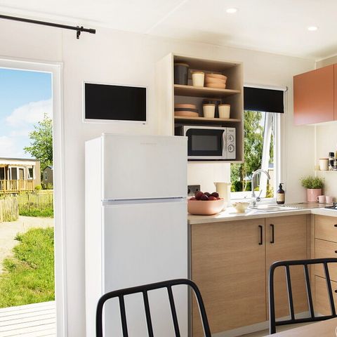 MOBILHOME 6 personnes - Comfort | 3 Ch. | 6 Pers. | Terrasse surélevée | Clim.