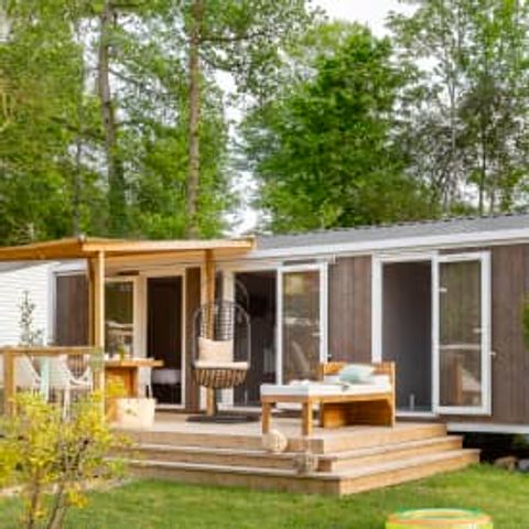 MOBILHOME 4 personnes - Cottage Cheverny 4p 2ch 2SdB Premium