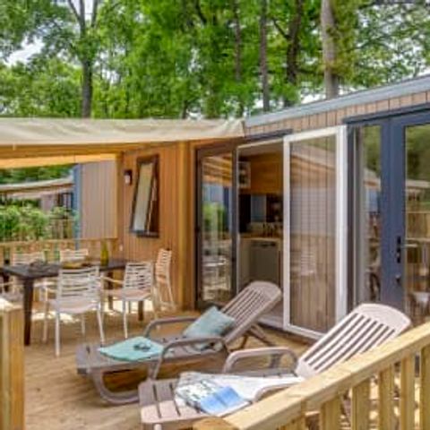 MOBILHOME 6 personnes - Cottage 6p 3ch 2SdB Clim ****