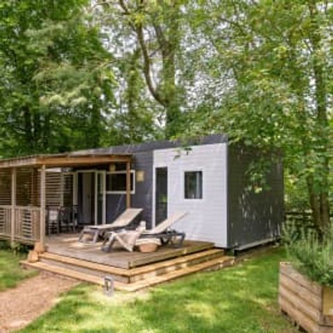 MOBILHOME 5 personnes - Cottage Newton 5p 2ch 2SdB Clim Premium