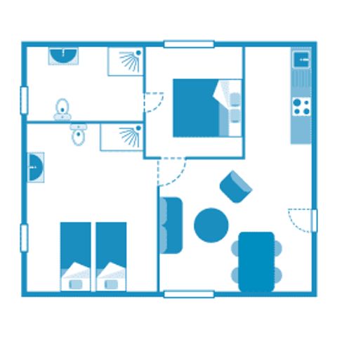 APPARTEMENT 4 personnes - Appartement Trendy 4p 2ch Prestige