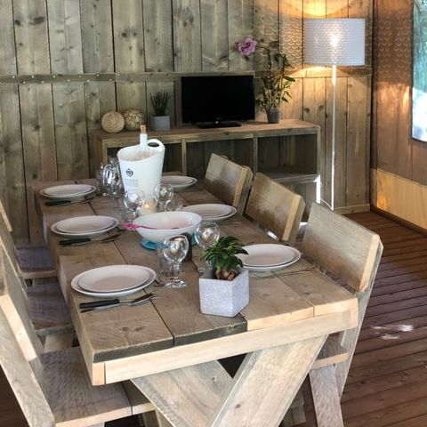 BUNGALOW TOILÉ 6 personnes - Glamping 3