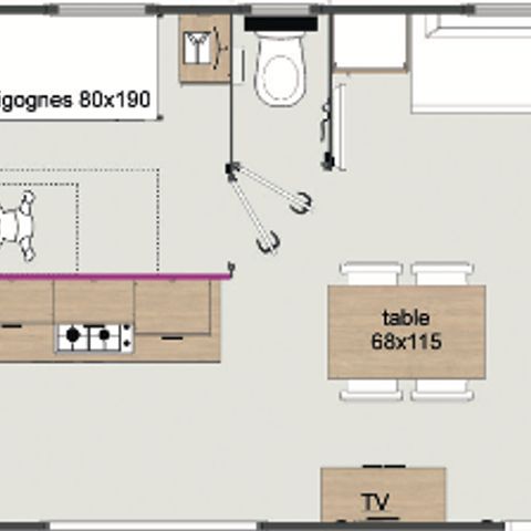 MOBILHOME 12 personnes - Le Coin des Copains - 2 mobil homes Loggia Bay (possibilité de louer un PA en supplément)
