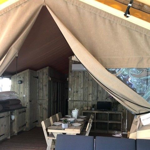 TENTE TOILE ET BOIS 5 personnes - Tente Glamping 2 -