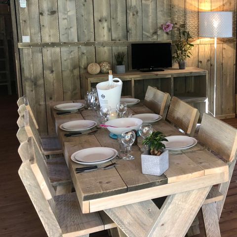 TENTE TOILE ET BOIS 6 personnes - Tente Glamping 3 -