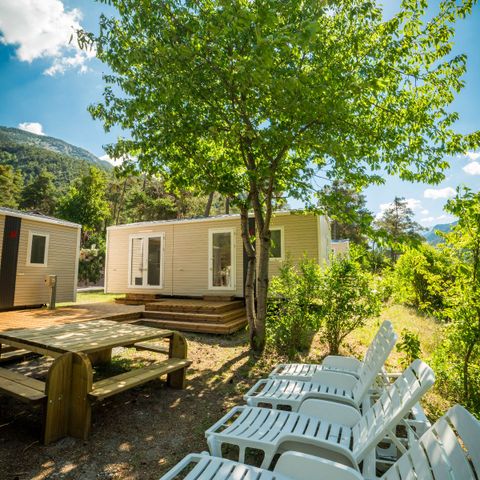 MOBILHOME 4 personnes - Mobil homes Le coin des copains - prix pour 4 personnes, possible jusqu'à 12