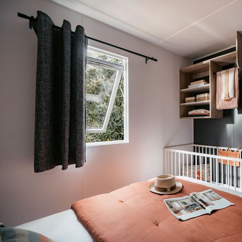 MOBILHOME 4 personnes - 25m² Premium  (2ch-4pers) dont Terrasse semi-couverte + TV + LV + BBQ