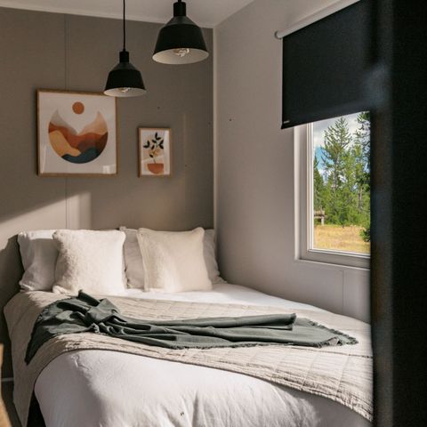 MOBILHOME 4 personnes - 25m² Premium  (2ch-4pers) dont Terrasse semi-couverte + TV + LV + BBQ