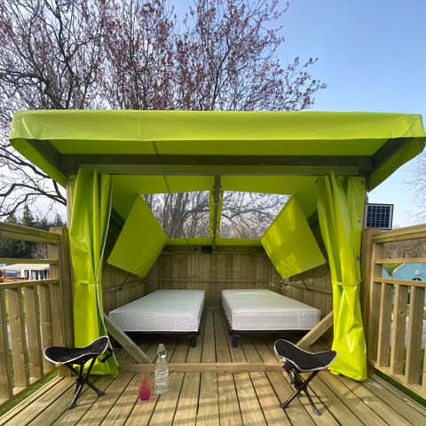 Hébergement 2 personnes - Camp Etoile 4m² - Spécial Randonneur / Cycliste