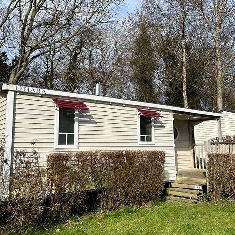 MOBILHOME 4 personnes - 27m² Confort  (2ch-4pers) avec terrasse semi-couverte  + TV