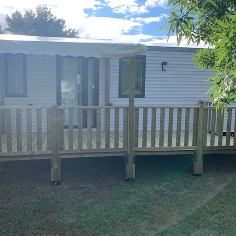 MOBILHOME 6 personnes - BAY PREMIUM 32m² vue jardin