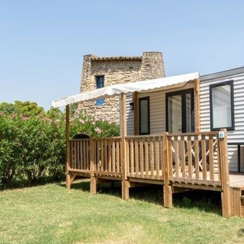 MOBILHOME 6 personnes - BAY PREMIUM 32m² vue jardin