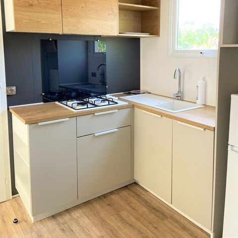 MOBILHOME 6 personnes - BAY PREMIUM 32m² vue jardin