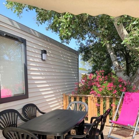 MOBILHOME 6 personnes - BAY PREMIUM 32m² vue jardin
