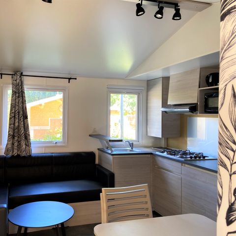 MOBILHOME 6 personnes - ESPACE PREMIUM 35m2 clim TV