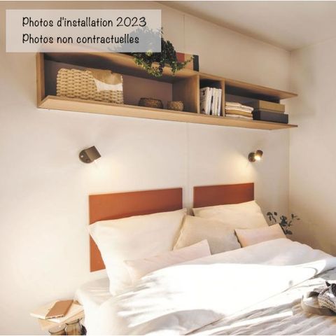 MOBILHOME 6 personnes - Loft Premium 31m² vue bassin + CLIM TV