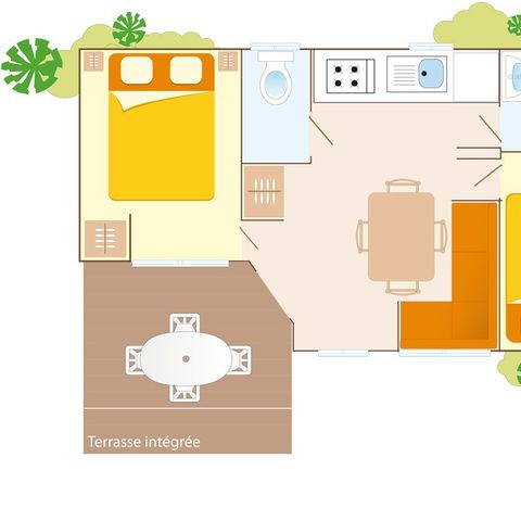 MOBILHOME 6 personnes - Comfort XL 4/6 places