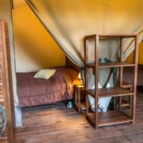 TENTE TOILE ET BOIS 5 personnes - Safari Lodge 