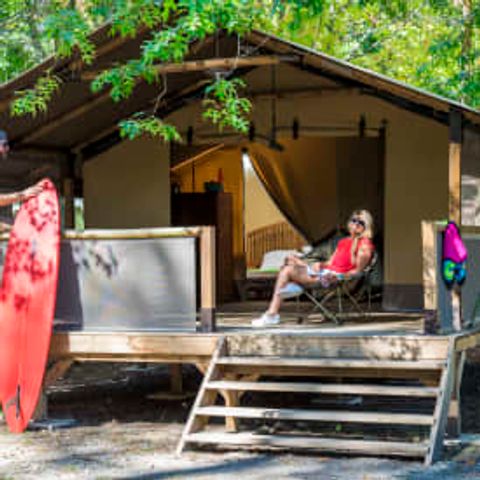 TENTE TOILE ET BOIS 5 personnes - Safari Lodge (4.5 personnes)