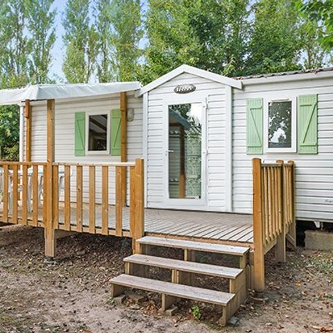MOBILHOME 6 personnes - Classic XL | 2 Ch. | 4/6 Pers. | Terrasse surélevée | Clim.
