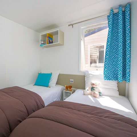 MOBILHOME 6 personnes - Comfort XL | 3 Ch. | 6 Pers. | Terrasse surélevée | Clim.