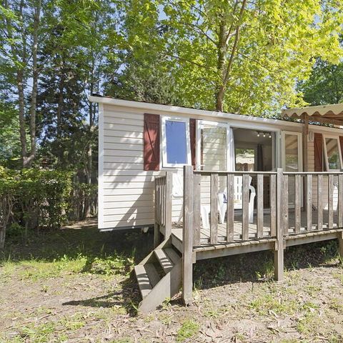 MOBILHOME 6 personnes - Classic | 2 Ch. | 4/6 Pers. | Terrasse surélevée | Clim.