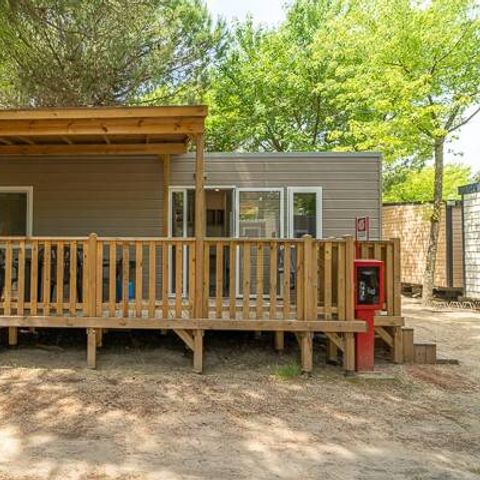 MOBILHOME 4 personnes - Comfort | 2 Ch. | 4 Pers. | Terrasse surélevée | Clim.