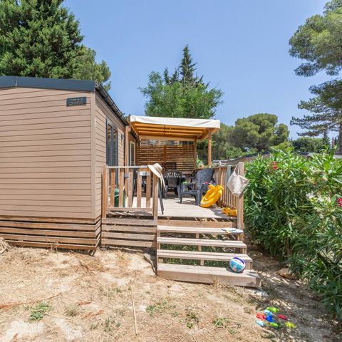 MOBILHOME 6 personnes - Mobil-home | Comfort | 3 Ch. | 6 Pers. | Terrasse surélevée | Clim.