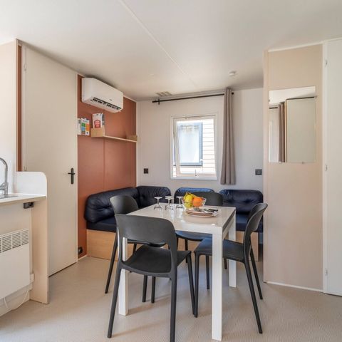 MOBILHOME 6 personnes - Mobil-home | Comfort | 3 Ch. | 6 Pers. | Terrasse surélevée | Clim.