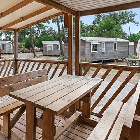MOBILHOME 6 personnes - Comfort | 3 Ch. | 6 Pers. | Terrasse simple | Clim.
