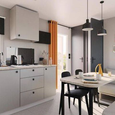 MOBILHOME 6 personnes - Mobil-home | Premium | 3 Ch. | 6 Pers. | Terrasse Lounge | Clim.