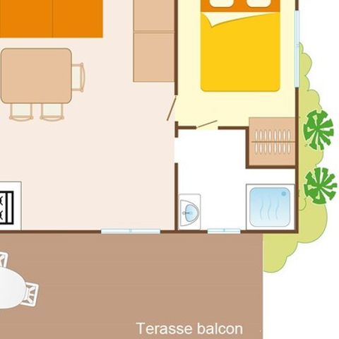 MOBILHOME 6 personnes - Family +