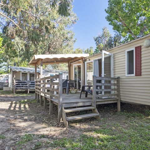 MOBILHOME 6 personnes - Comfort XL | 2 Ch. | 4/6 Pers. | Terrasse surélevée | Clim.