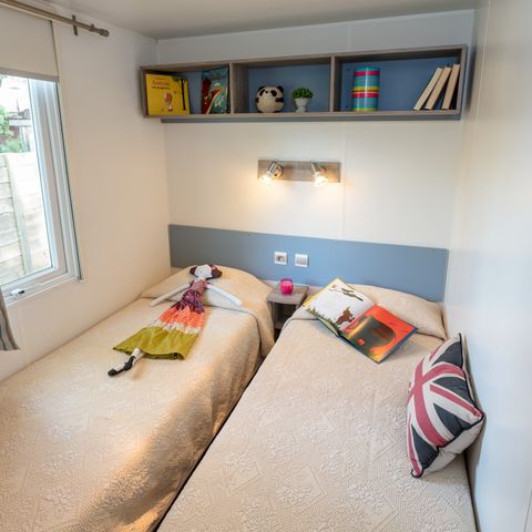 MOBILHOME 6 personnes - Comfort | 3 Ch. | 6 Pers. | Terrasse surélevée | Clim.