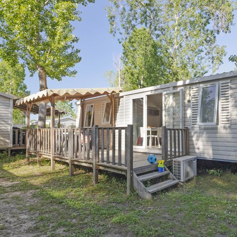 MOBILHOME 6 personnes - Comfort XL | 3 Ch. | 6 Pers. | Terrasse surélevée | Clim.
