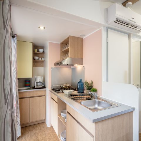 MOBILHOME 6 personnes - Classic XL | 3 Ch. | 6 Pers. | Terrasse surélevée | Clim.