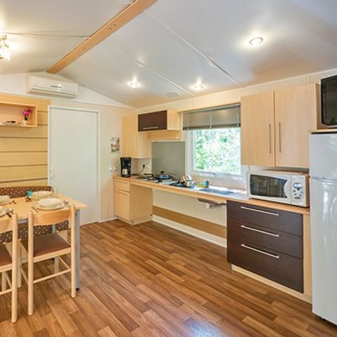 MOBILHOME 4 personnes - Mobil-home PMR | Comfort XL | 2 Ch. | 4/6 Pers. | Terrasse surélevée | Clim. | TV